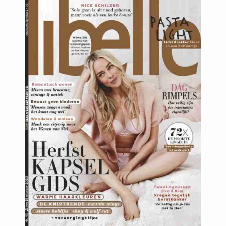 Cover artikel Skin kliniek in Libelle
